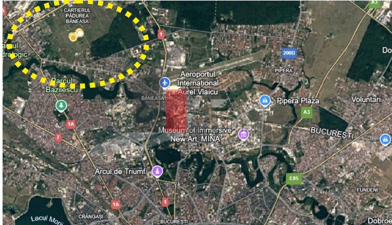 Cartier Padurea Baneasa, teren.