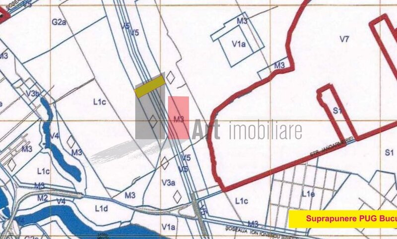 Cartier Padurea Baneasa, teren.